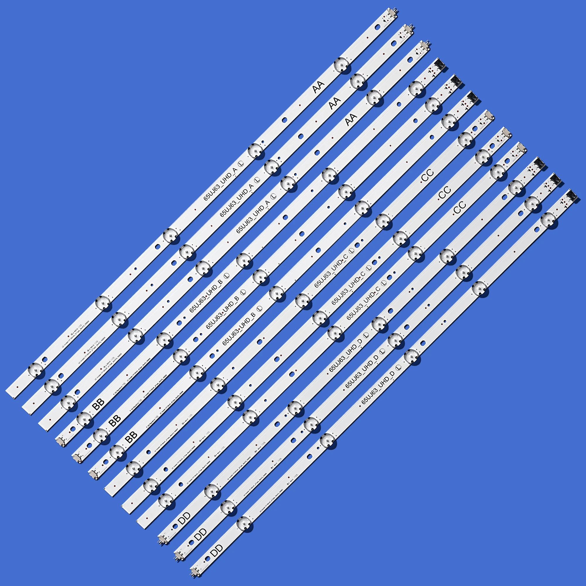 

LED Backlight strip 10 lamp For LIG 65"TV 65UJ6300 65UJ630V Innotek 17Y 65inch_A SSC_65UJ63_UHD_A B C D EAV63673007