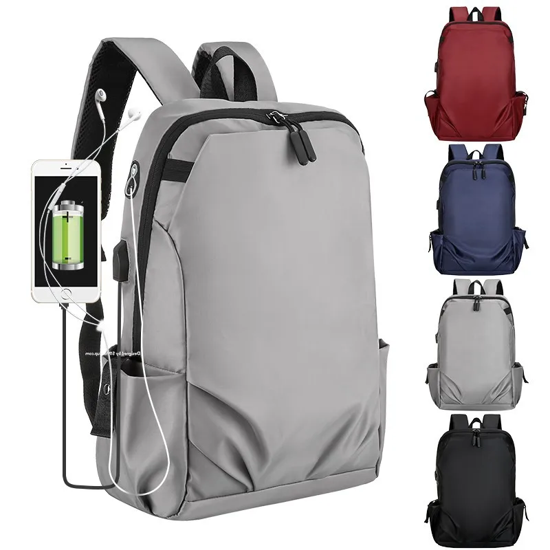 

15.6 Inch Men Waterproof USB Charging Backpack College School Bag for Laptop Men's Business Backpack Women Travel Rucksack