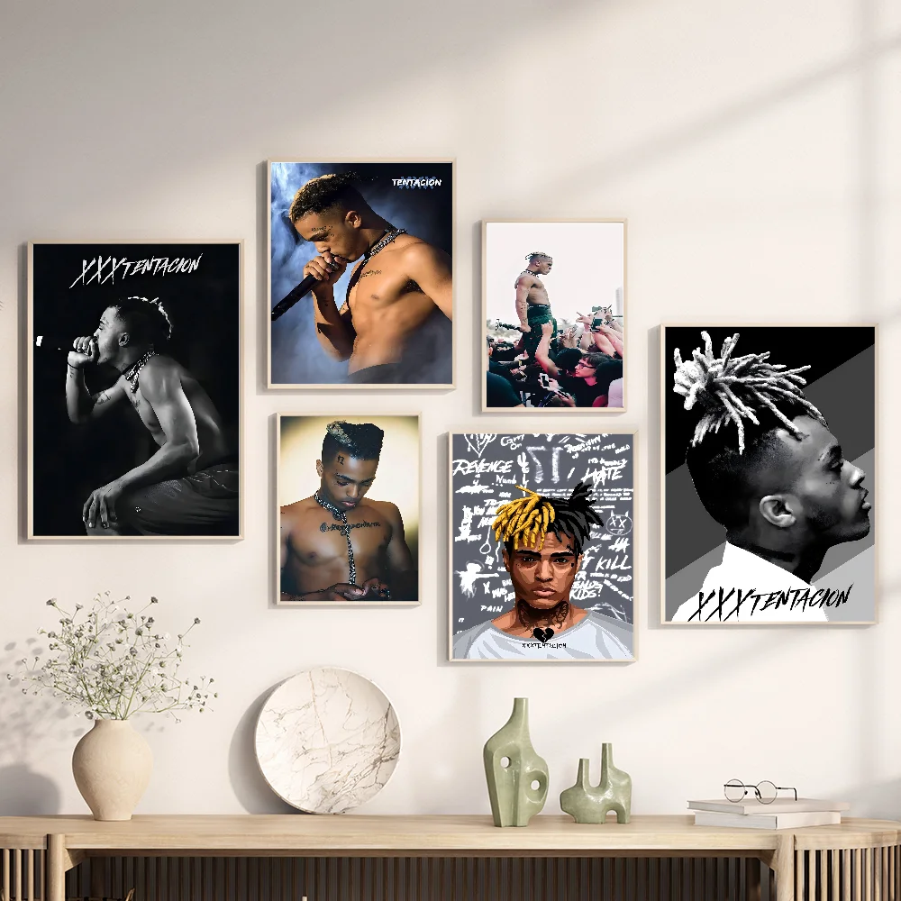 X-XXXTENTACION горячий рэпер аниме постеры липкий Decoracion живопись настенное искусство