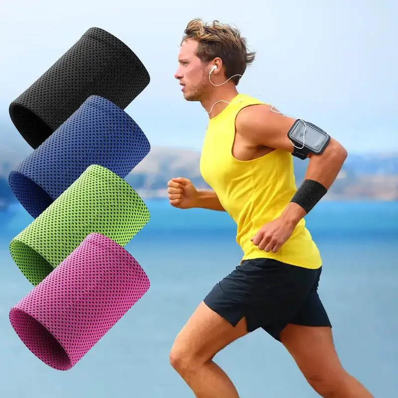 

Wristbands Sports Sweat Wristband Arm Shaper Build Arm Muscles Moisture Absorption Perspiration Ionic Elements For Yoga Running