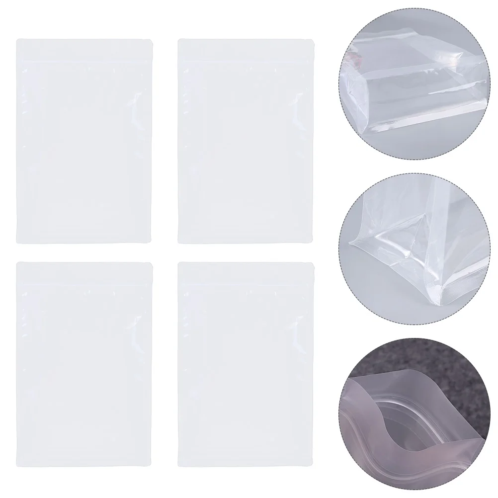 

20 Pcs Eight Side Sealing Film Bag Food Bags Self Adhesive Candy Clear Packing Scented Tea Gift Giving Storage Decorating
