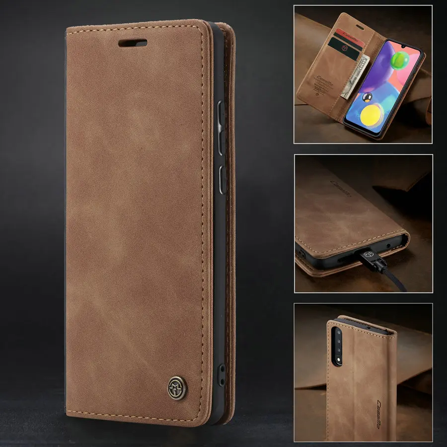 

CaseMe Case For Samsung Galaxy A70s Case Flip Leather Luxury Cover For Galaxy A20s Case Cover A40s A50 A30 Wallet Magnetic Cover