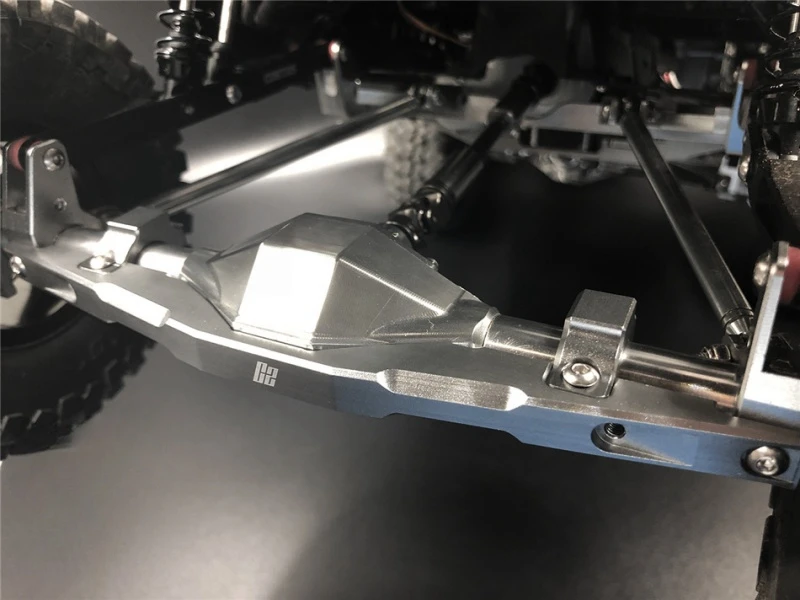 Опоры жесткости передней и задней оси C2 для Capo JKMAX 1/8 scale Jeep Wrangler обновленные