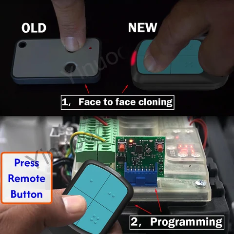 ROGER Пульт дистанционного управления ROGER E80 TX52R TX54R TX22 TX10 TX1 M80 H80 Гаражная дверь Дверь электрические затворы Дистанционное управление 433,92МГц передатчик