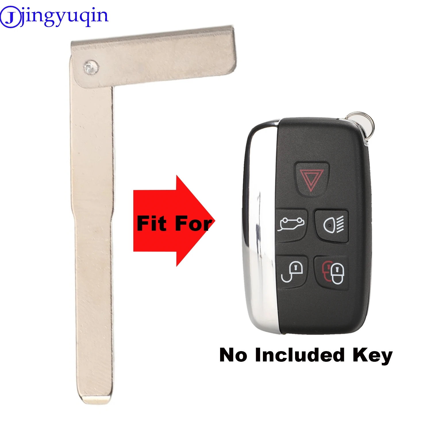 

Jingyuqin дистанционный аварийный дистанционный автомобильный ключ, пустая вставка для Land Rover Evoque 4 Evoque Range Rover для XE XFL et Jaguar