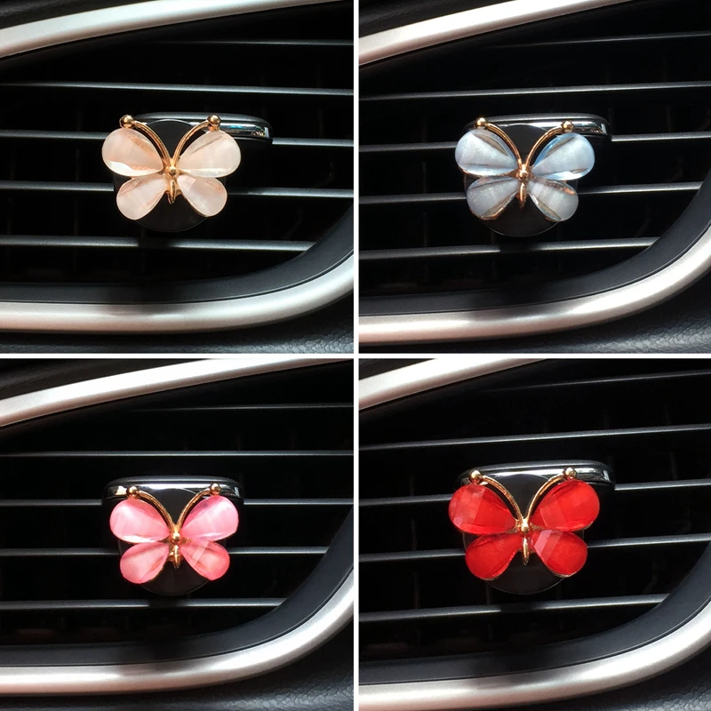 

Мини-освежитель воздуха в виде бабочки из смолы, освежитель воздуха для автомобиля, кондиционер, розетка, украшение интерьера автомобиля, П...