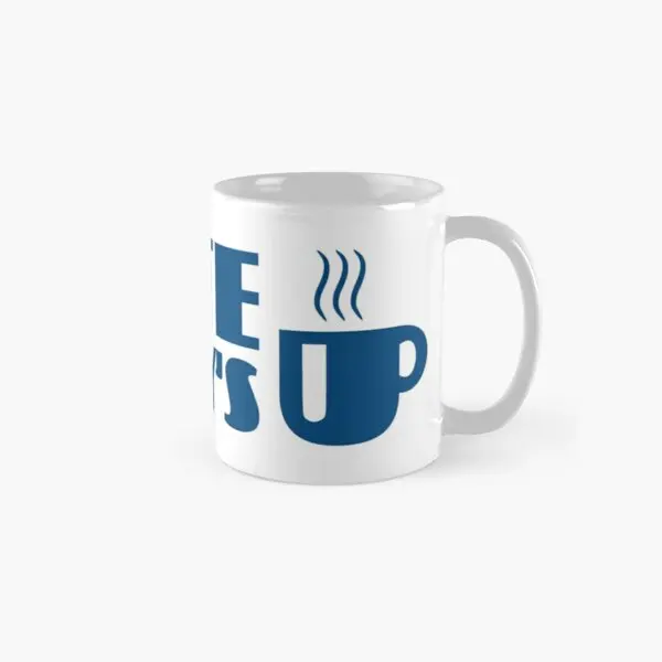 

Curb Your Latte Larry Is Classic Profes Mug Cup Printed Photo Handle Round Gifts Drinkware Picture Simple Design Coffee Image
