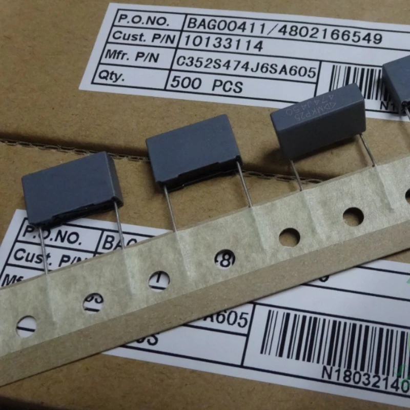 

Пленочный конденсатор Faratronic MKP25 100 мкФ/0,47 v 470nf u47 450 C352S474J6SA, 10 шт./474 шт.