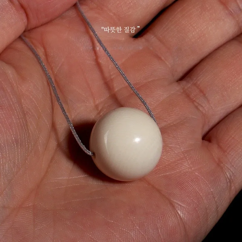 Fideli Mammoth бутик цвета слоновой кости ледяной материал свободные бусины круглые