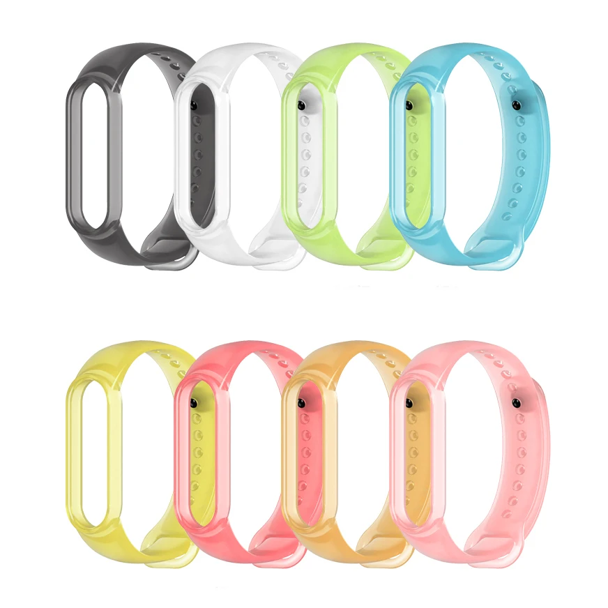 

Ремешок силиконовый для Xiaomi Mi Band 6 5 4 3, цветной сменный Браслет для наручных часов, большая скидка