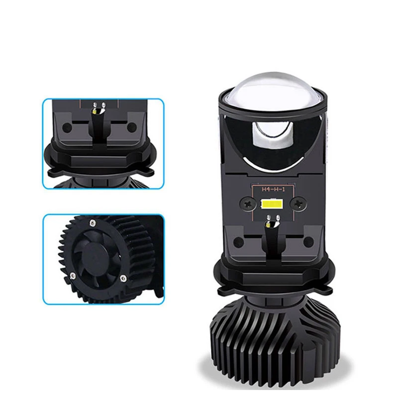 Супер яркая мини-линза Y6 H4 6500k Лазерная лампа для автомобильной фары 100 Вт лм