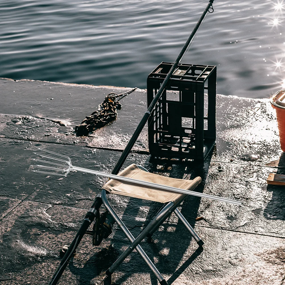 Большой рыболовный гарпун 7-зубчатый барный крючок из нержавеющей стали для