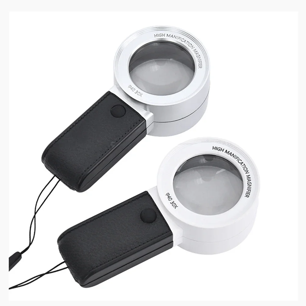 

Ручная фотография 30X, яркие ювелирные изделия из античного нефрита, HD оптические стеклянные линзы, увеличивающие детали часов, инструмент для часовщика, ювелирных изделий