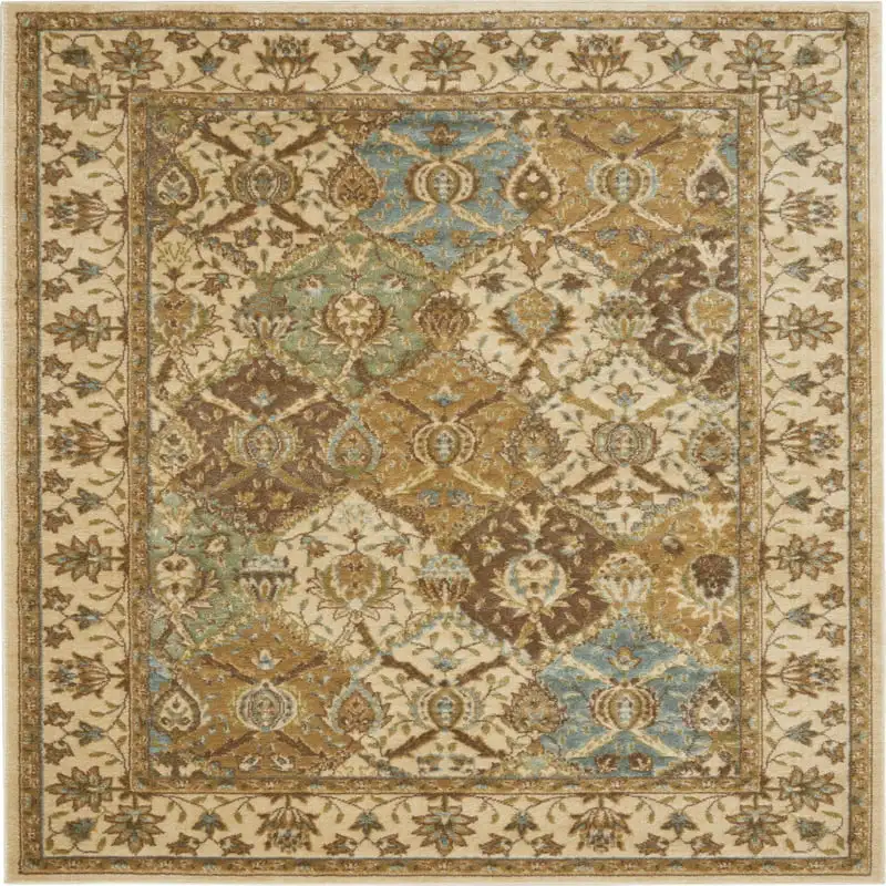

Elegant & Soft Durable Indoor Floor Carpet Elegant & Soft Traditional Beige 5'3" x 7'3" Durable Area Rug, (5x7) Indoor Floor Ca