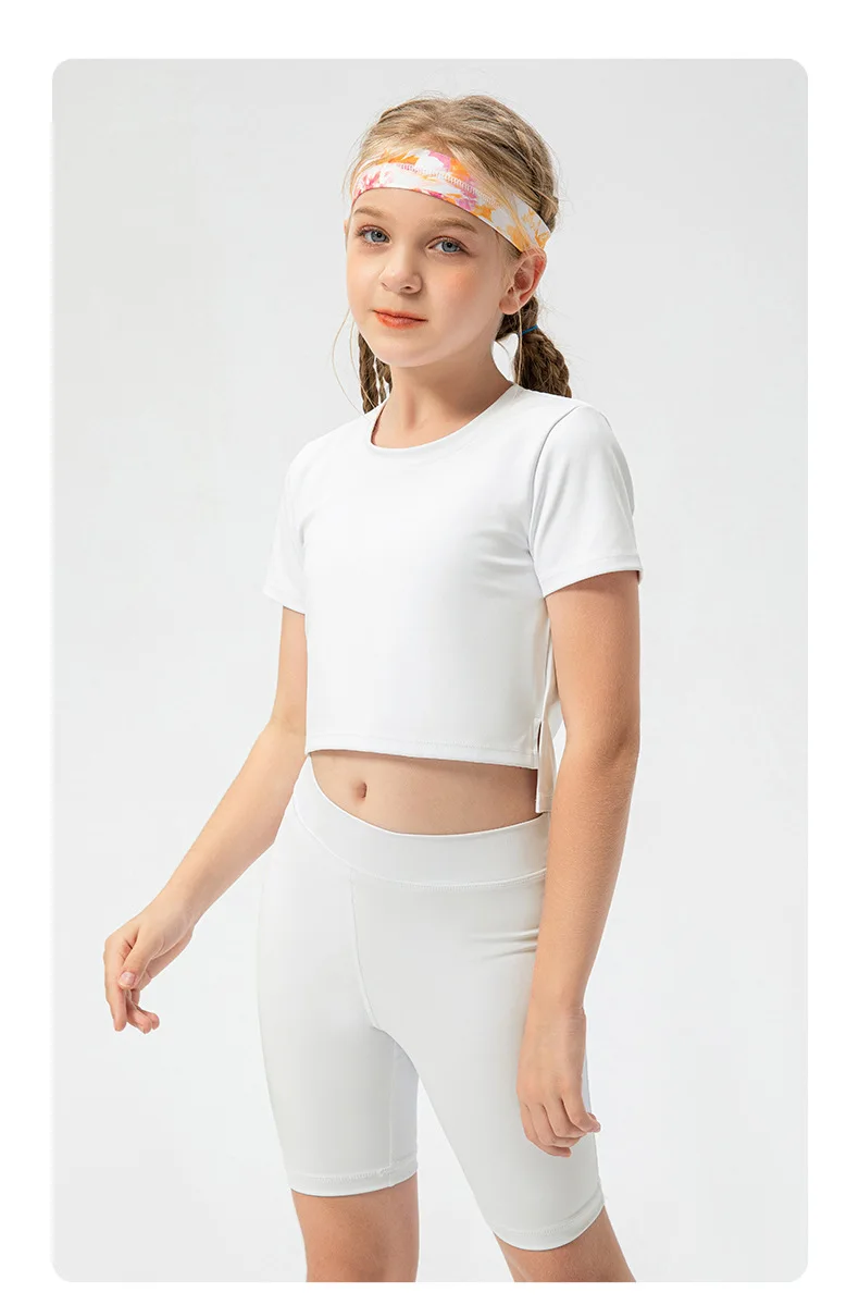 

2 шт. в комплекте, сексуальные укороченные топы для йоги с V-образным вырезом и защитой от пота, Спортивная юбка