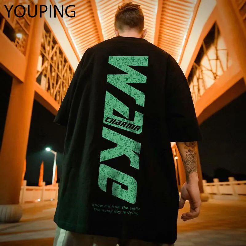 

YOUPING Fashion Summer Print T Shirts Men High Street Harajuku Tees Short Sleeve Tee Hip Hop Streetwear Casual Clothing 2023