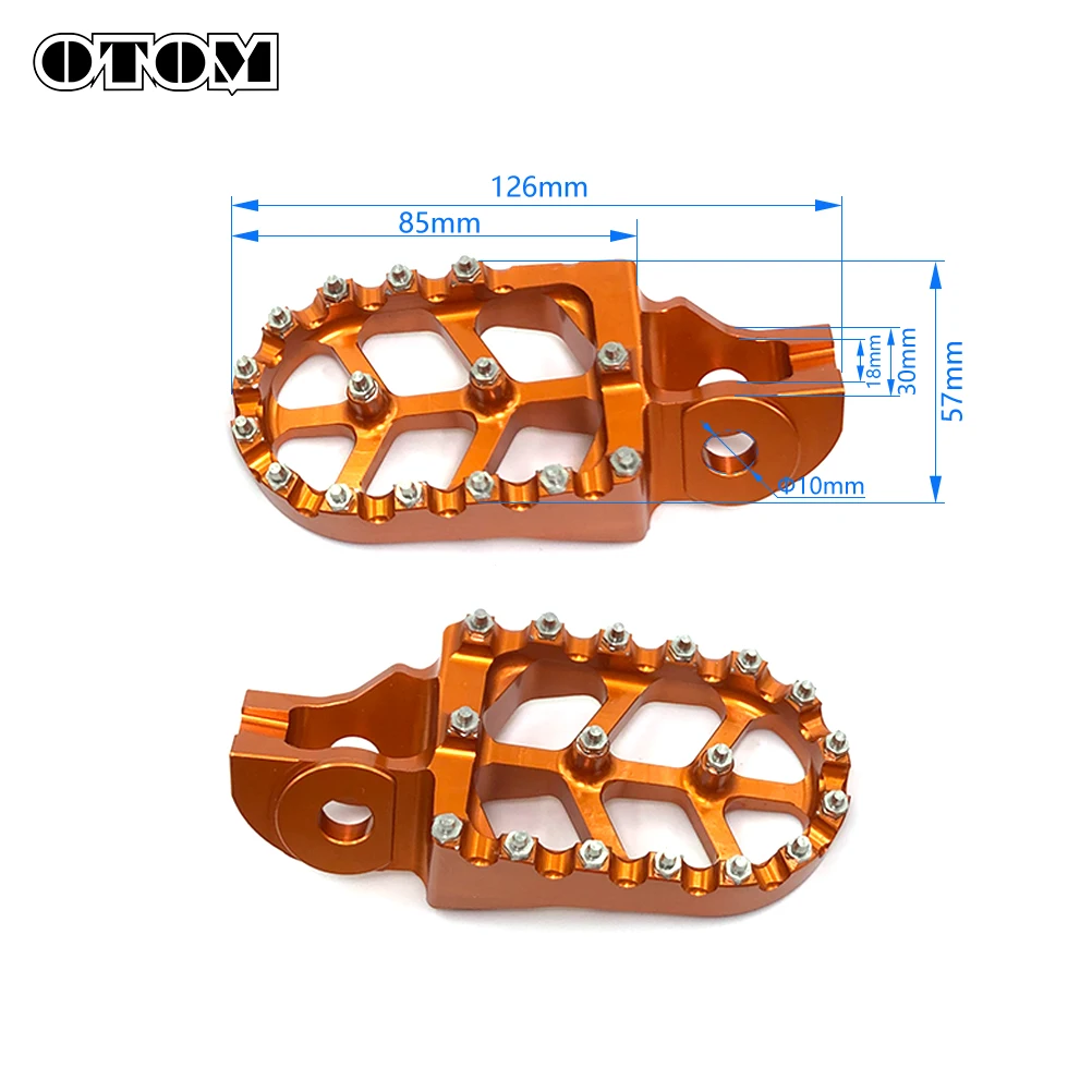 OTOM 2020 CNC педаль для подножки мотоцикла KTM SX SXF EXC XCF XC 125 250 300 350 450 мотоциклы