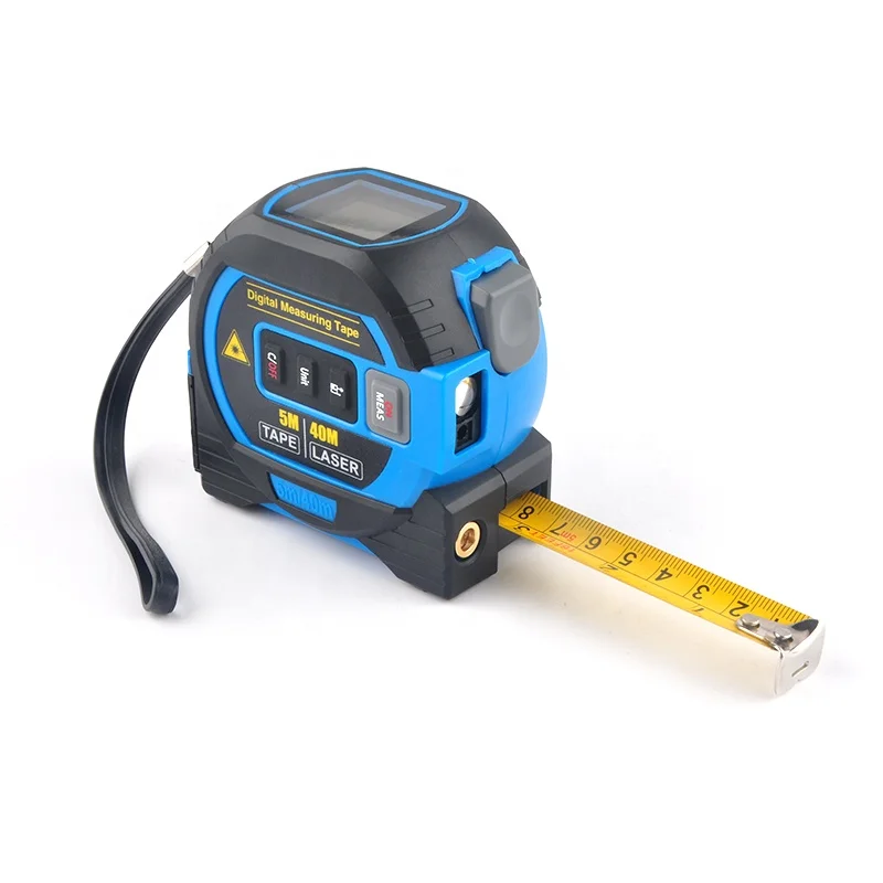

Wintape In Stock High Quality Laser Tape Measure 3 In 1 40m Laser Measuring Tape Smart 5m Steel Tape Measure