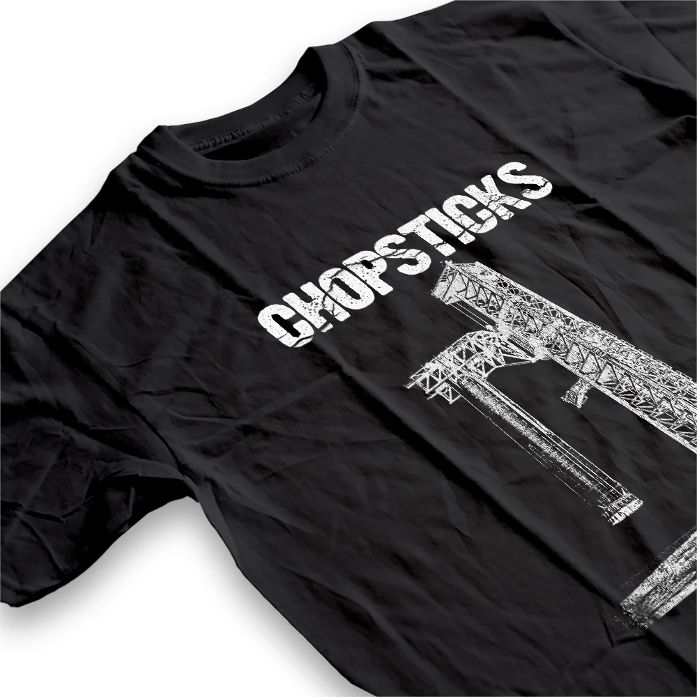 Coolmind U0161-T2 Chopsticks Rocket Print Cool Мужская футболка большого размера Эксклюзивная