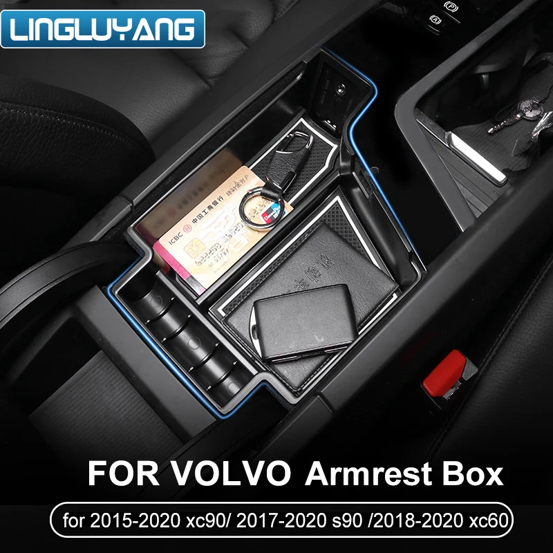 

Suitable for Volvo 2017-2022 s90/2015-2019 xc90 modified door handle storage box new 2019 Volvo xc60 armrest box v90cc s60 v60
