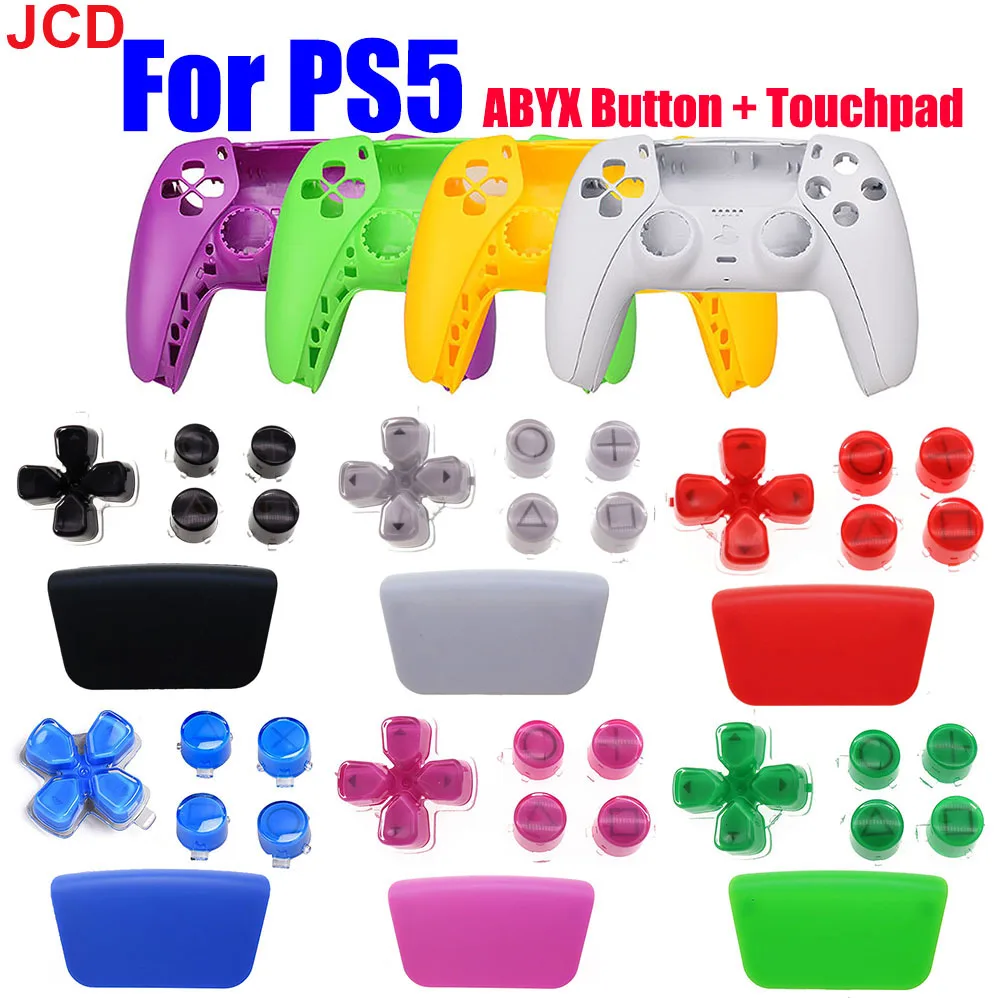 

Move Action Dpad Key ABXY X Buttons Set Repair Part Replacement Touch Custom Replacement Plastic Touchpad for PS5 Controller