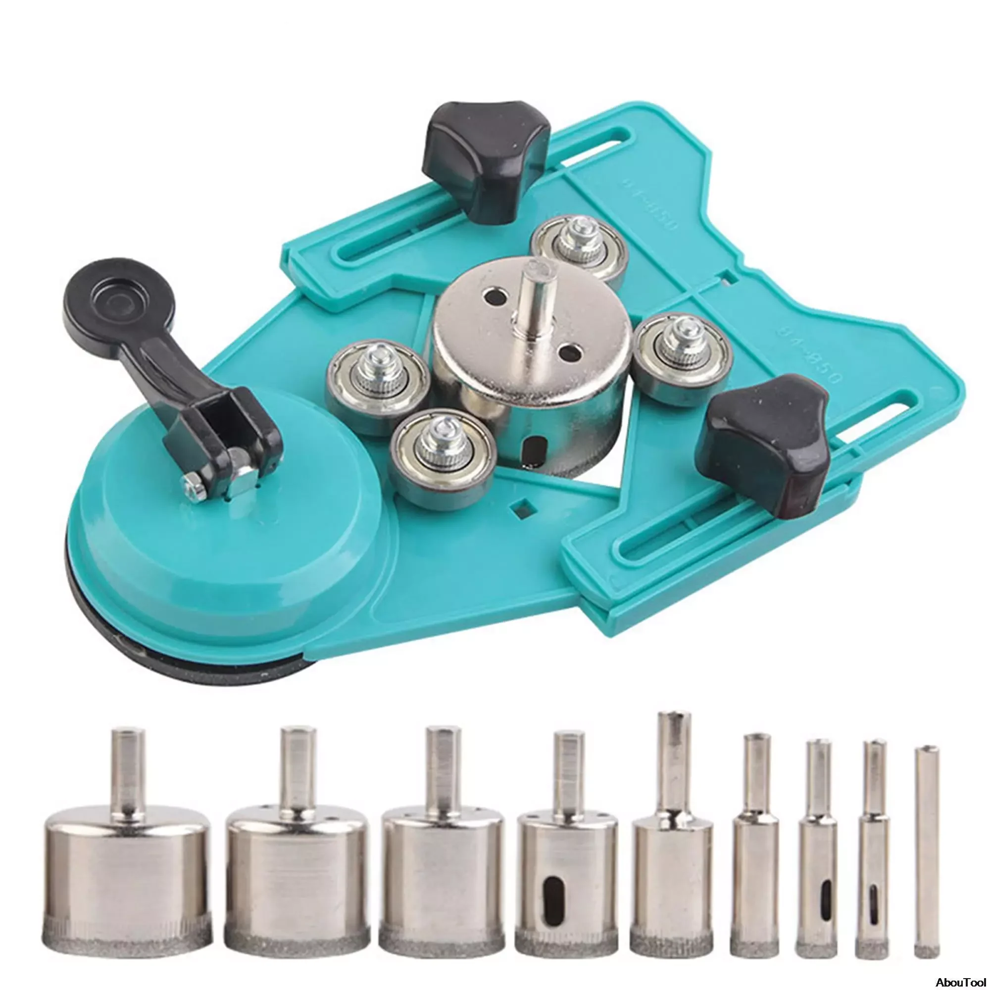 

Hole Opener Drill Bit Hollow Ceramic Tile Bottle Punch Tool Glass Tile Marble Hole Opener Rubber Suction Cup Locator