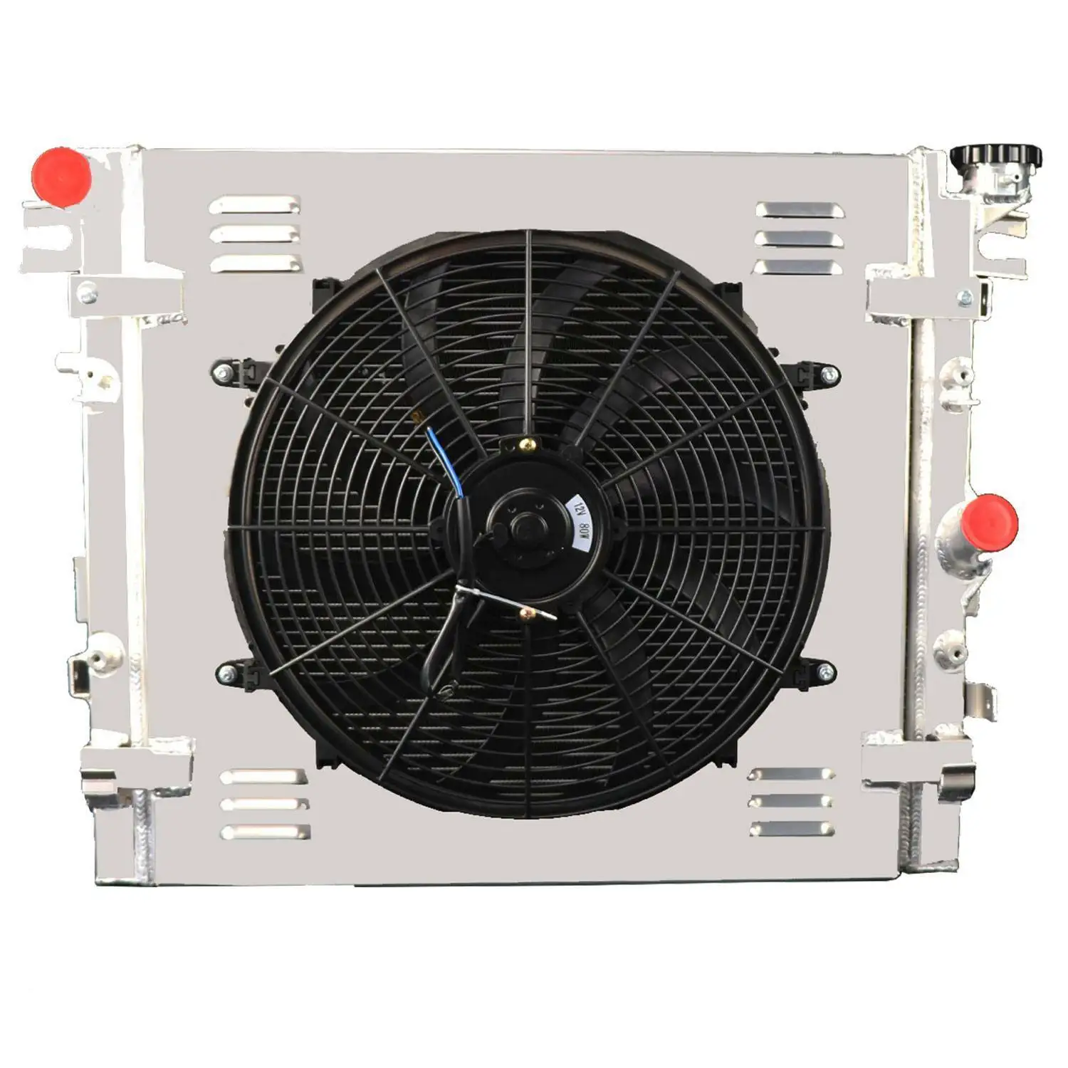 

3 Row Aluminum Radiator Shroud Fan For 2007-2017 Jeep Wrangler JK 3.6L 3.8L 2018