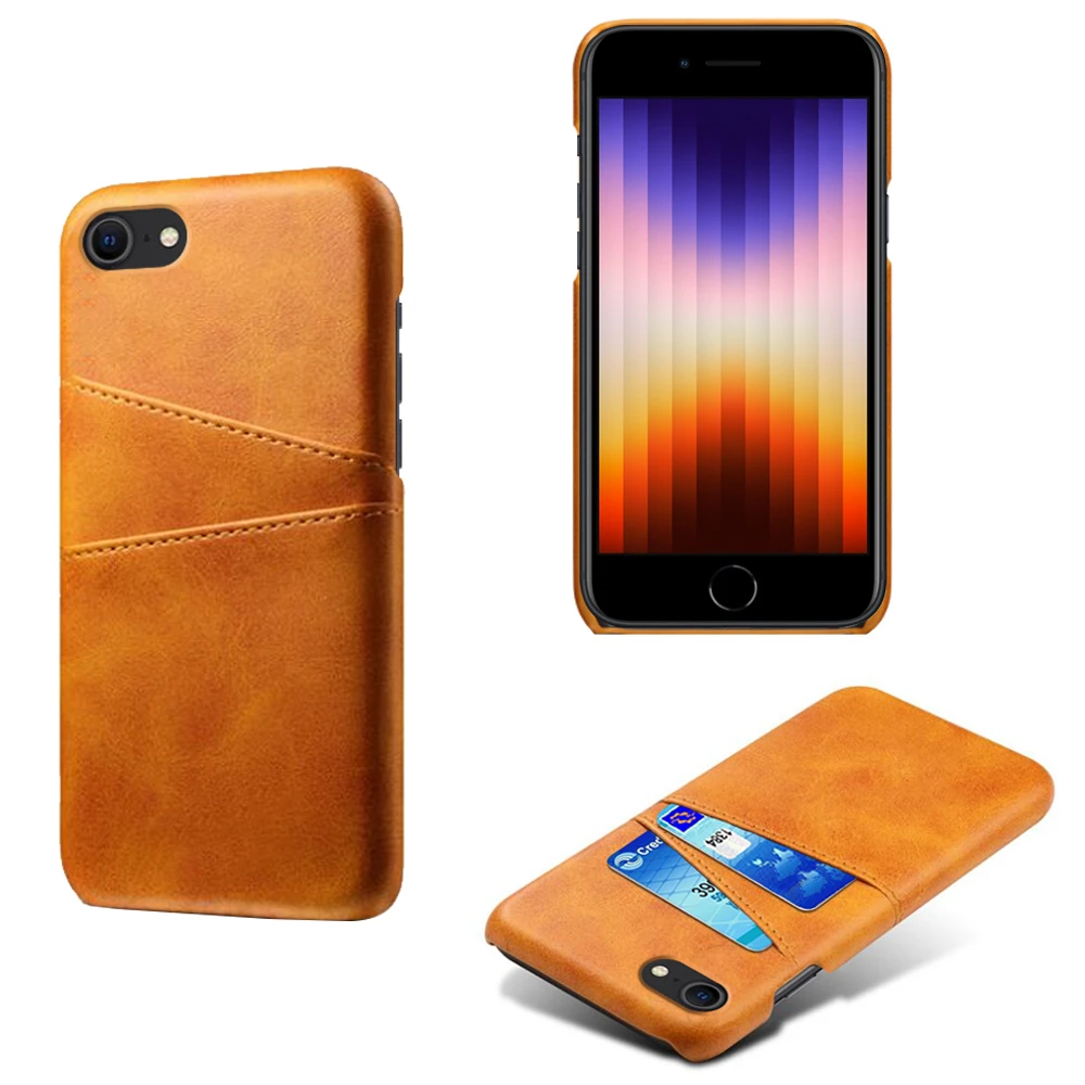Чехол SE 2022 для iPhone SE3 13 12 Mini 11 Pro XS Max роскошный чехол из искусственной кожи с