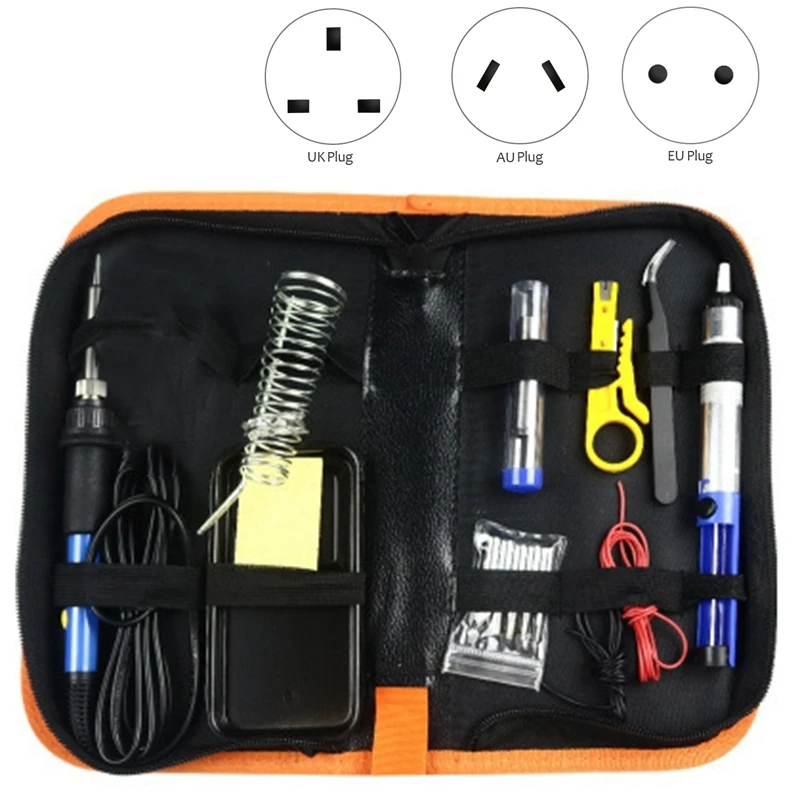 

Adjustable Temperature Electric Soldering Iron kit 220V 60W Welding Iron Soldering Iron Repair Tool