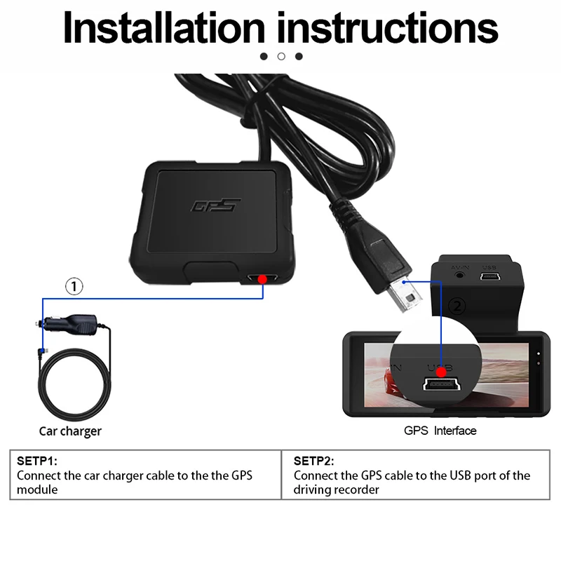 Видеорегистратор Acceo 4K SHD Автомобильный видеорегистратор 2 объектива камеры GPS Wi-Fi