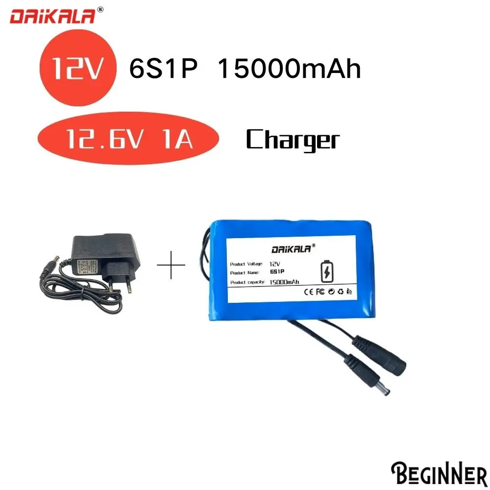 

Оригинальный литий-ионный аккумулятор 12 В 6s1p 15Ah 18650