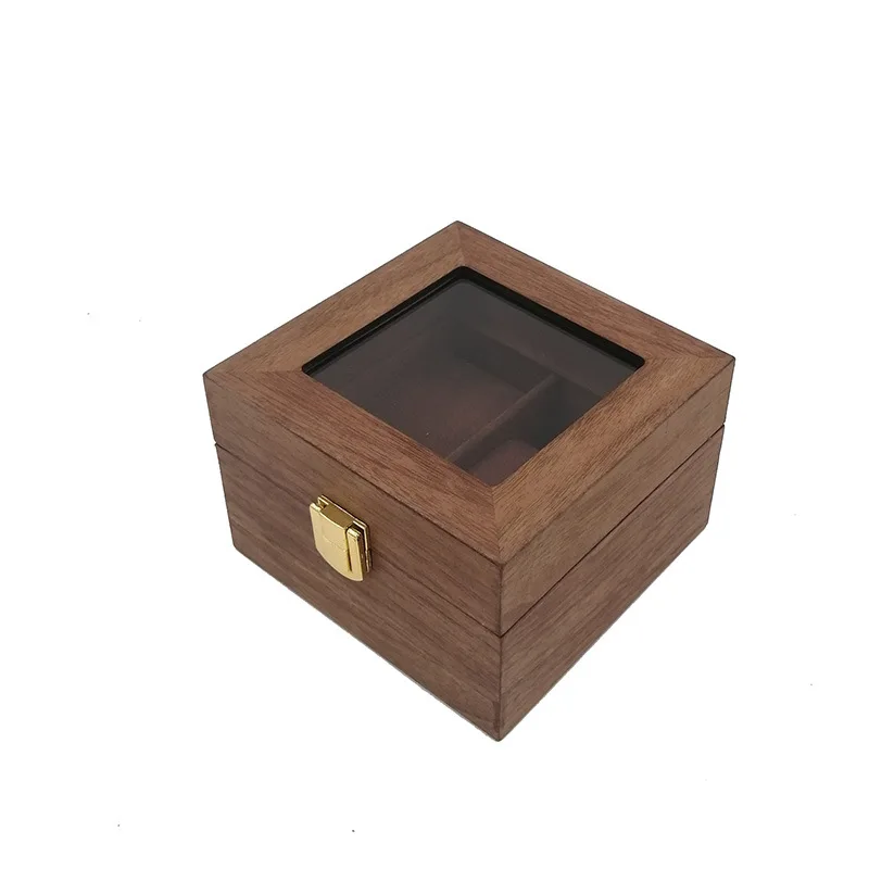 Open Skylight Display  Two Wooden Watch Storage Boxes Factory Wholesale Waterproof Watches