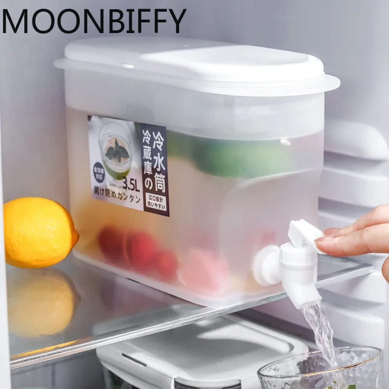 

Refrigerator Cold Kettle with Faucet Teapot Beverage Dispenser Lemonade Bottle Drinkware Kettle Pot Drink Dispenser Dispenser