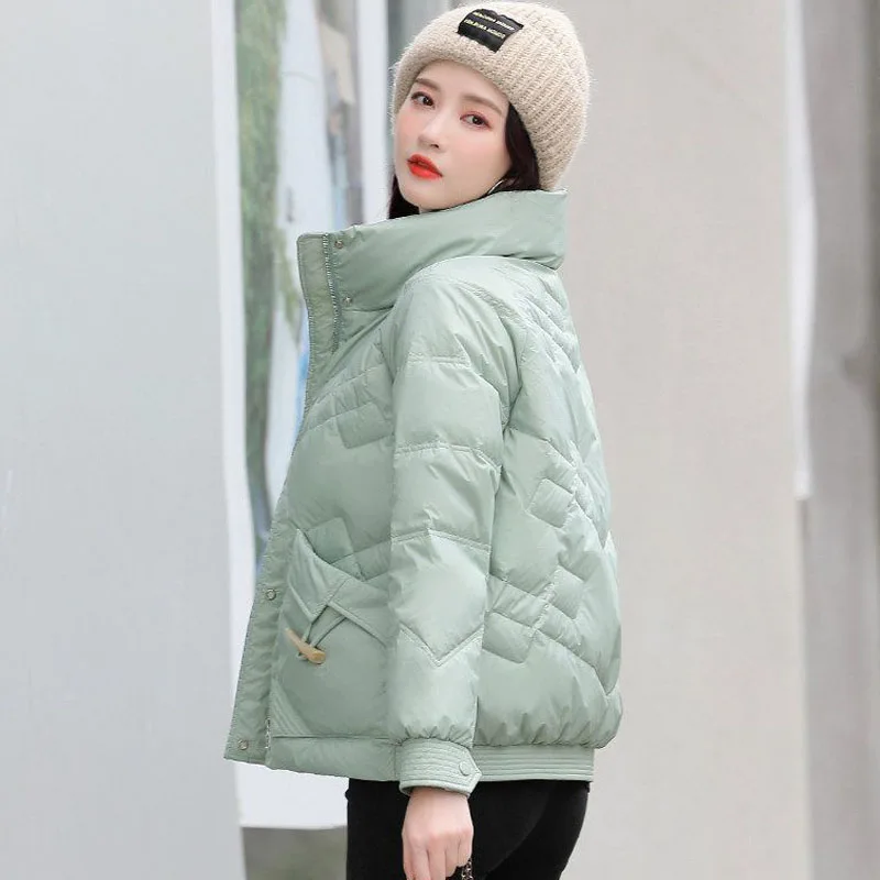 Парка женские пальто куртки 2022 зимняя новая одежда с хлопковой подкладкой Стразы