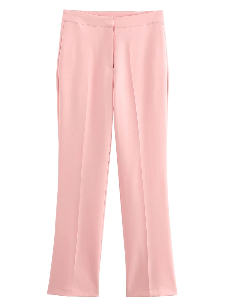 Женский комплект из топа и брюк-бюстье KAOPU ZA на пуговицах с карманами спереди