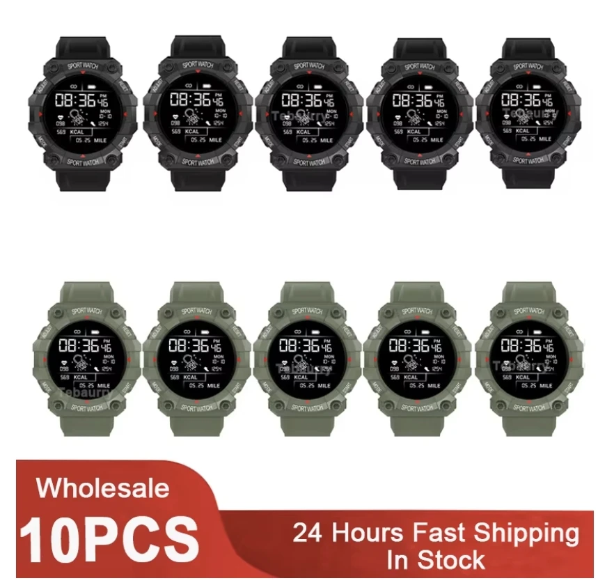 10 шт. FD68S умные часы для мужчин и женщин монитор сердечного ритма спортивные