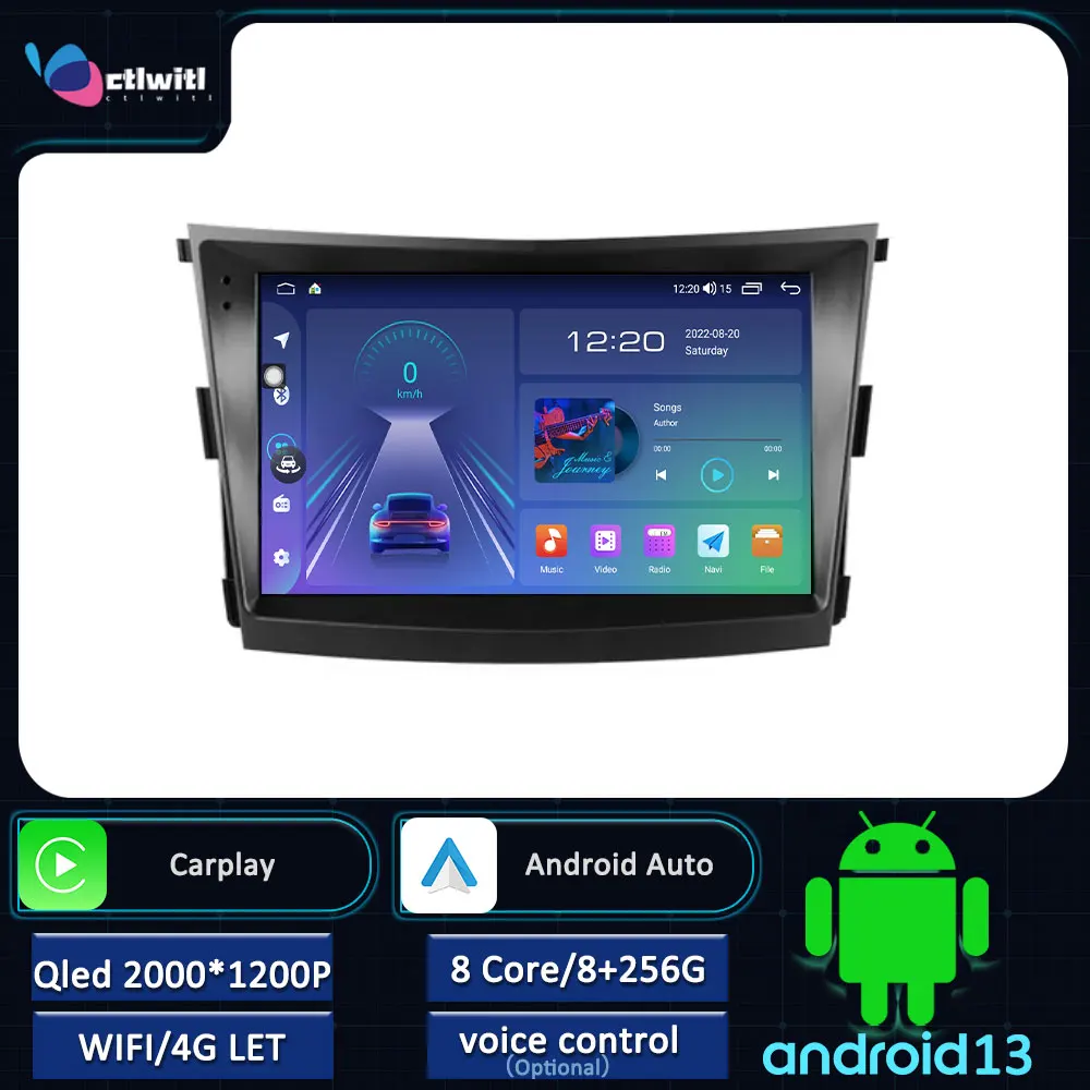 

Головное устройство на Android 13 Для SsangYong Tivoli 2015-2019 Carplay, сенсорный экран, стерео, радио, ТВ, мультимедиа, видеоплеер, навигация, GPS