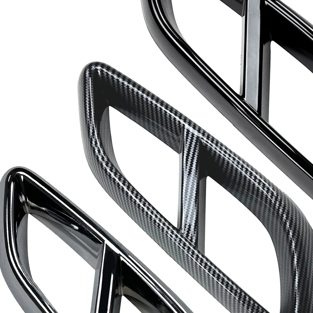 1 пара заднего бампера автомобиля выхлопная труба крышка накладка украшение для