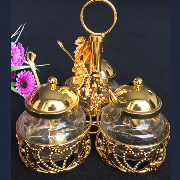 

cup Seasoning wholesale three glass seasoning cups