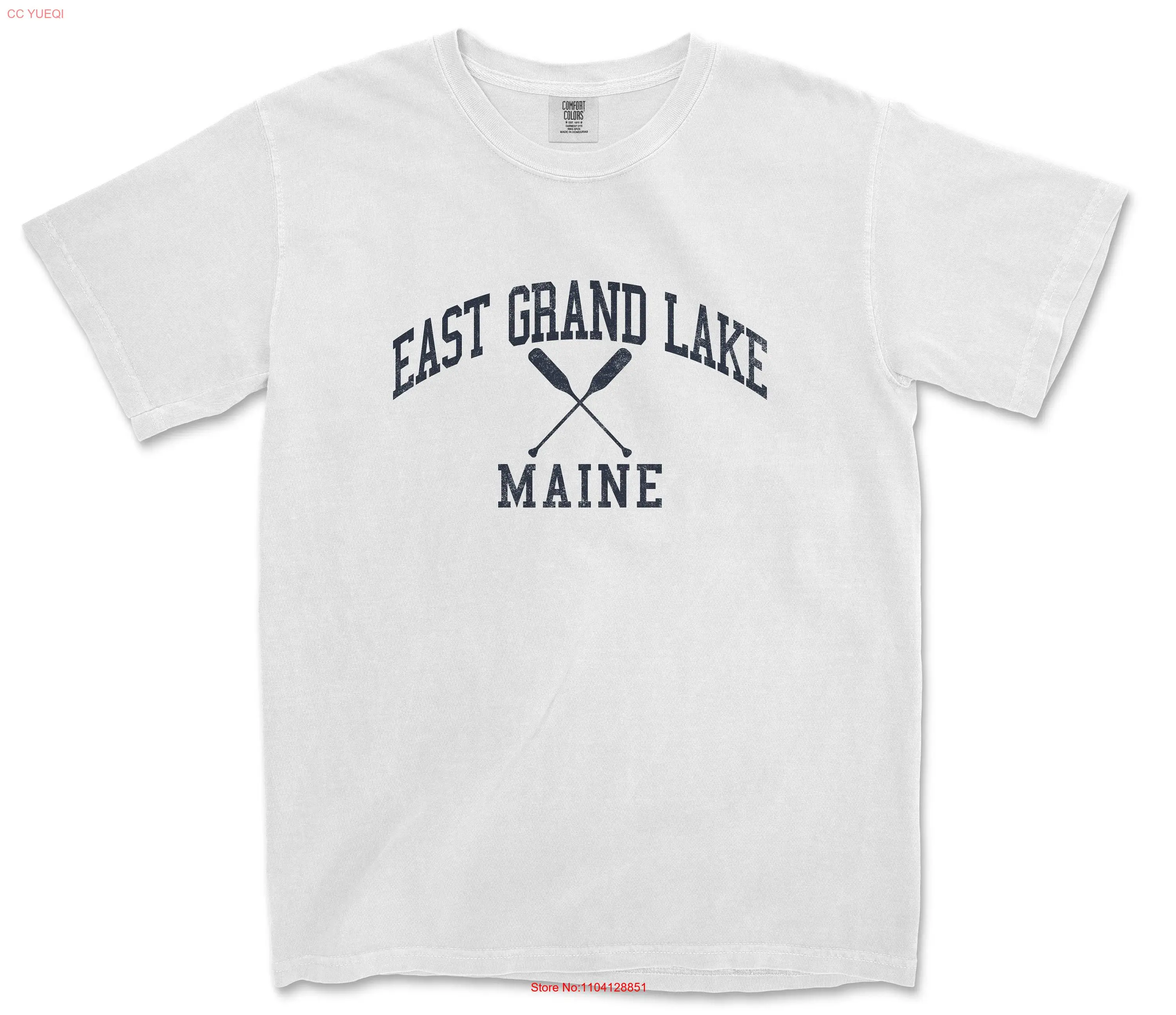 Футболка East Grand Lake Maine Comfort Colors из хлопка