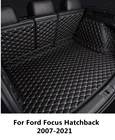 SJ Custom Fit полный комплект водонепроницаемый автомобильный коврик для багажника задний поднос для багажника Накладка для багажника для Ford Focus Хэтчбек 2006 07-2021