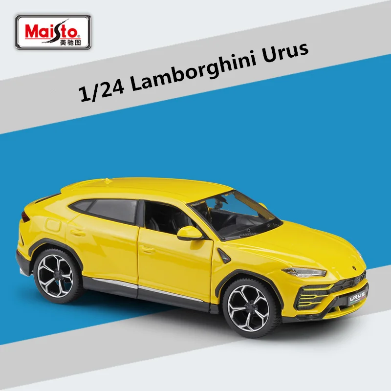 WELLY 1:24 Lamborghini URUS SUV модель спортивного автомобиля из сплава литье под давлением