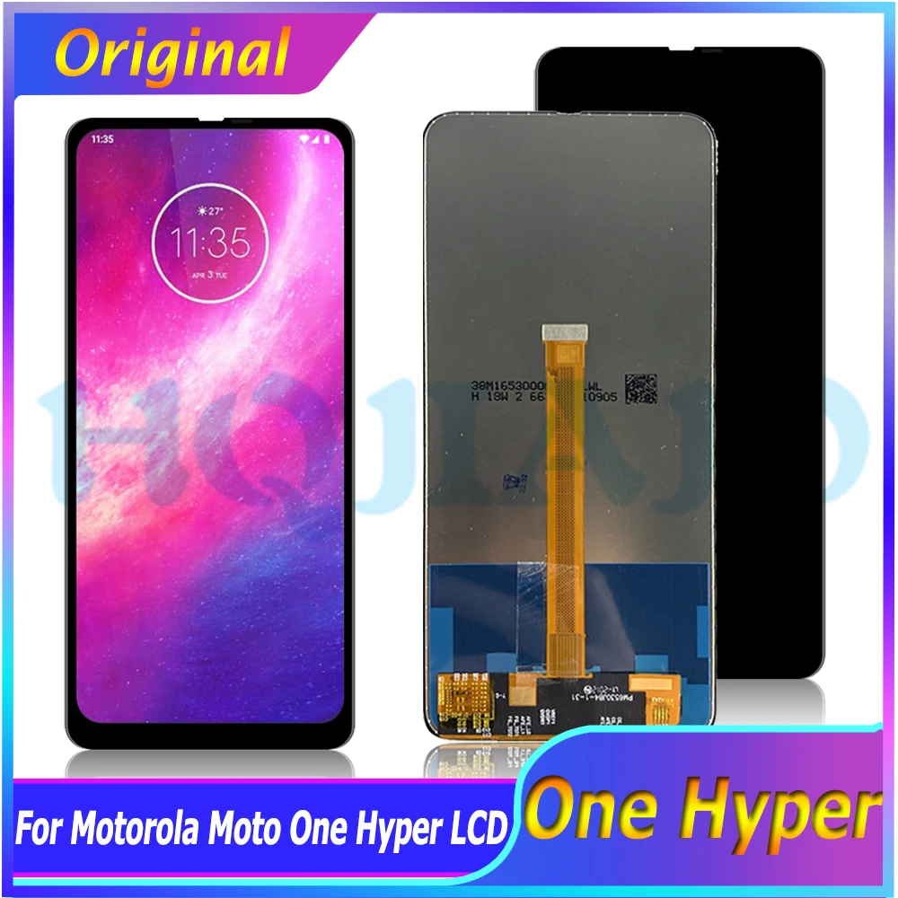 Оригинальный ЖК-дисплей для Motorola Moto One Hyper дисплей без рамки сенсорный экран