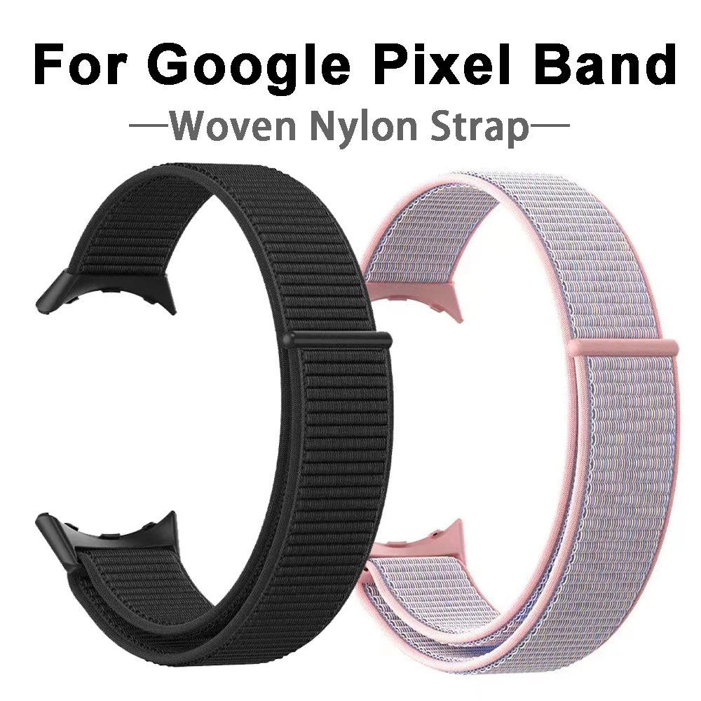 

Woven nylon Elastic strap For Google Pixel straps belt for correa Google Pixel Smart watch band Sport Wrist Bracelet accessories