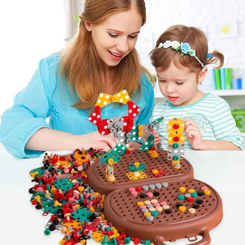 

Game Tools Pretend Play Toys Drill Disassambly Assembly DIY Educational 3D Puzzle Montessori Toy For Children Gift
