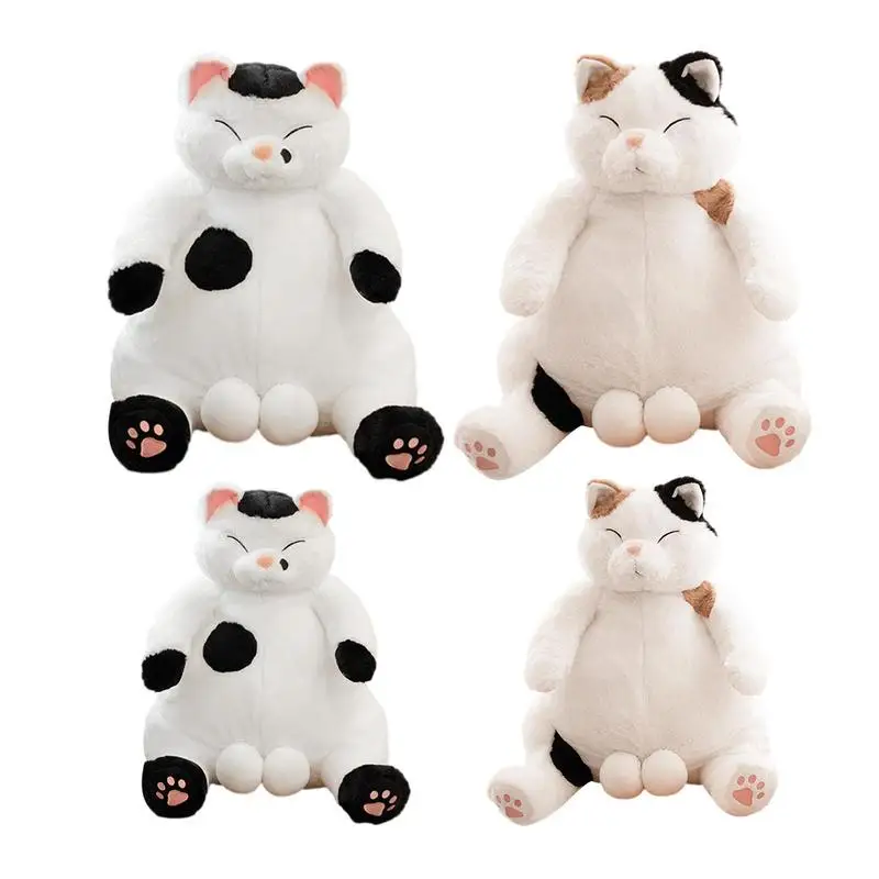 

Cuddly Soft Funny Kitten Doll 35/45cm Lazy Cat Plush Stuffed Sitting Sleeping Animal Toy Colorful Children Toy Doll