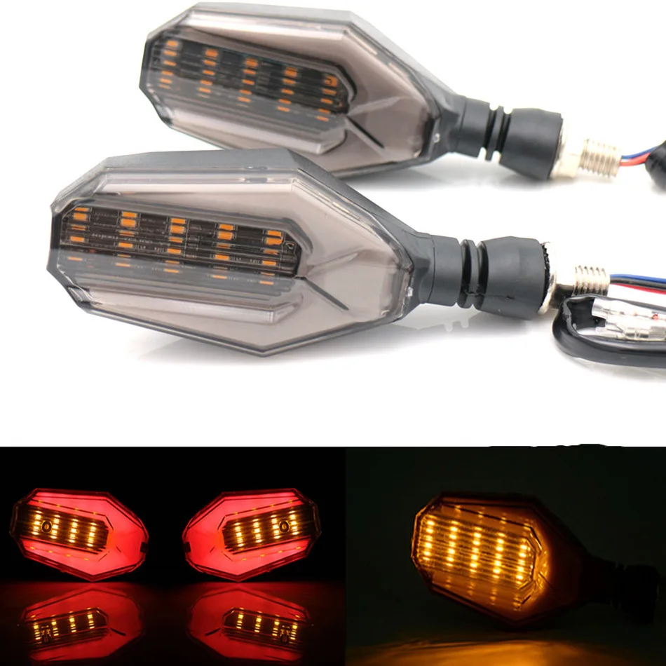 

ANMINGPU 2 шт., указатели поворота для мотоцикла, универсальные аксессуары для мотоциклов, водонепроницаемые дневные ходовые огни, индикатор, мигалка, лампа