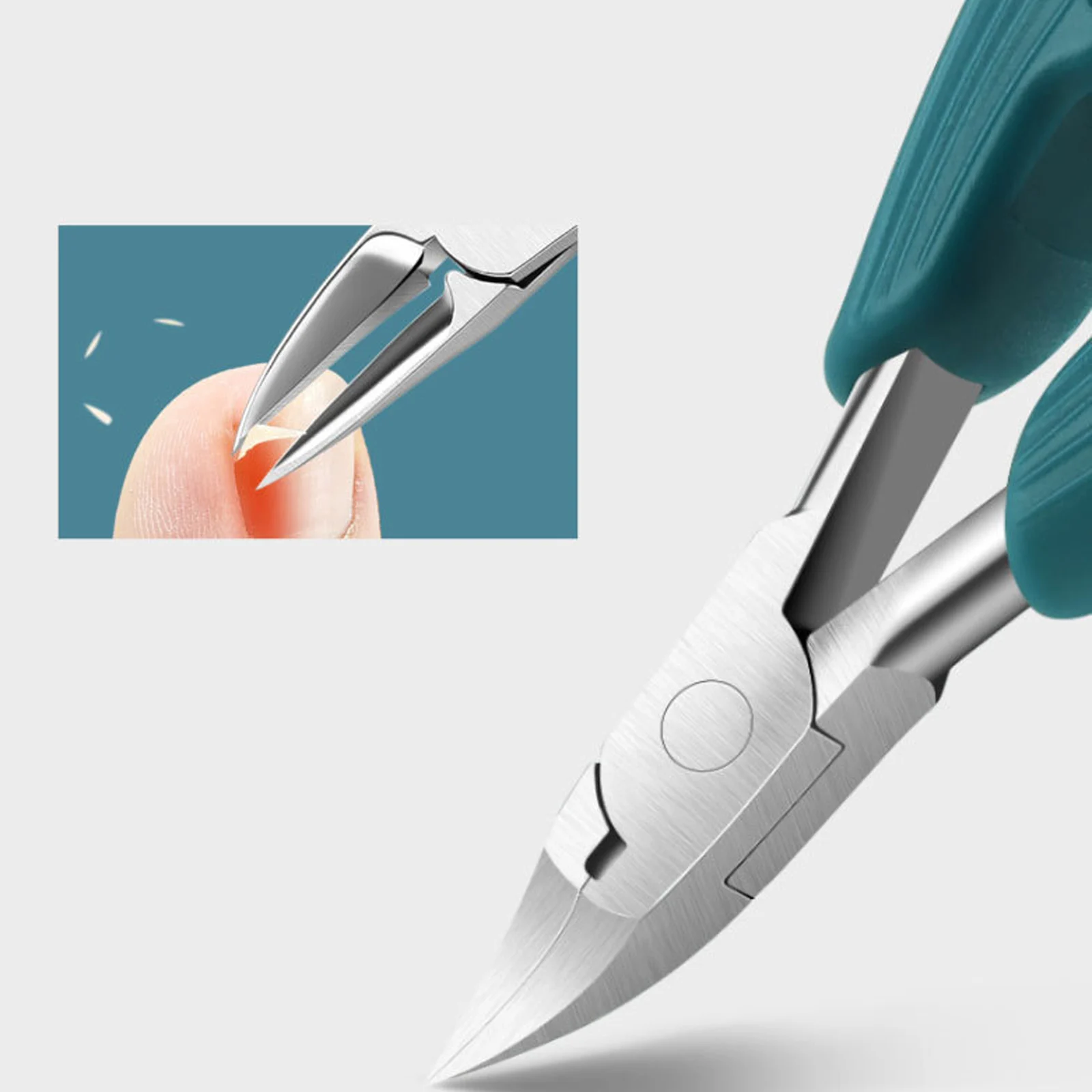 Машинка для стрижки вросших ногтей кусачки густых инструмент педикюра - купить