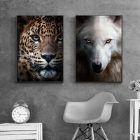 new 5d diamond painting kit full drill diy cheetah wolf diamond painting imposing animals diamond cross stitch art home decor