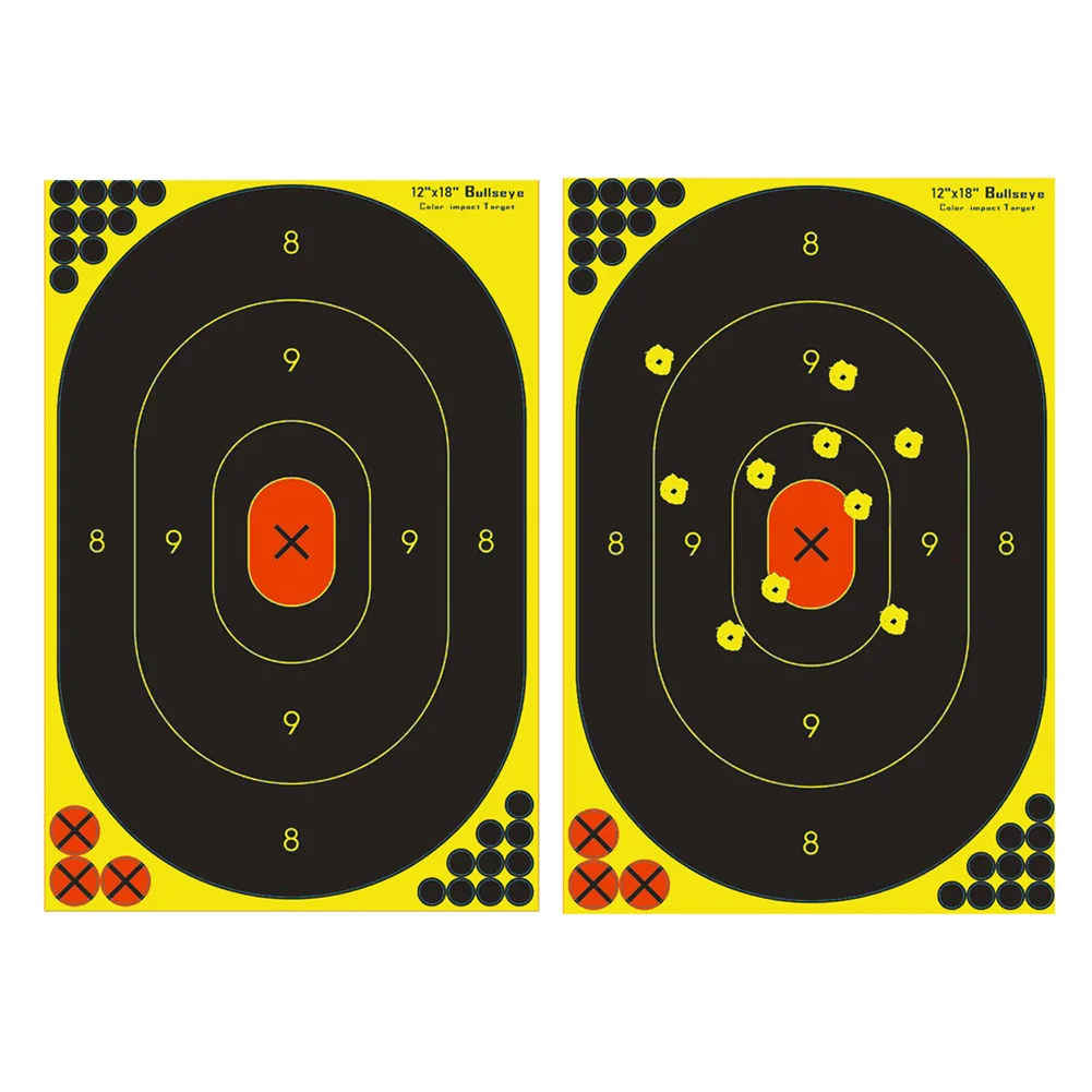 

2022 New Targets Stickers Paper 10pcs/Pack 8 Aiming Points Extra Rigid